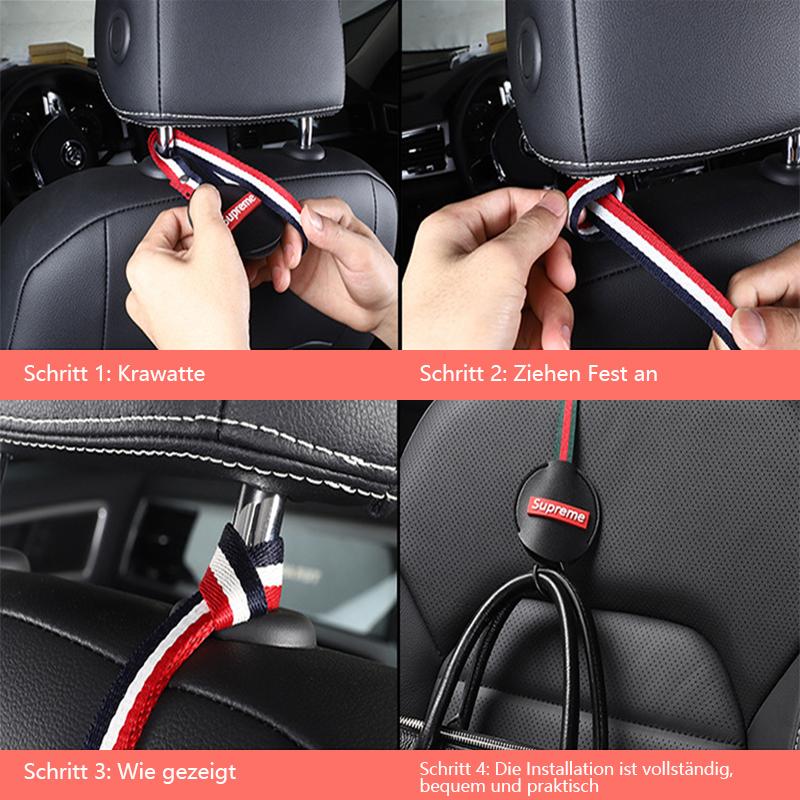 Rücksitz Einstellbare und drehbare Aufhängerhaken