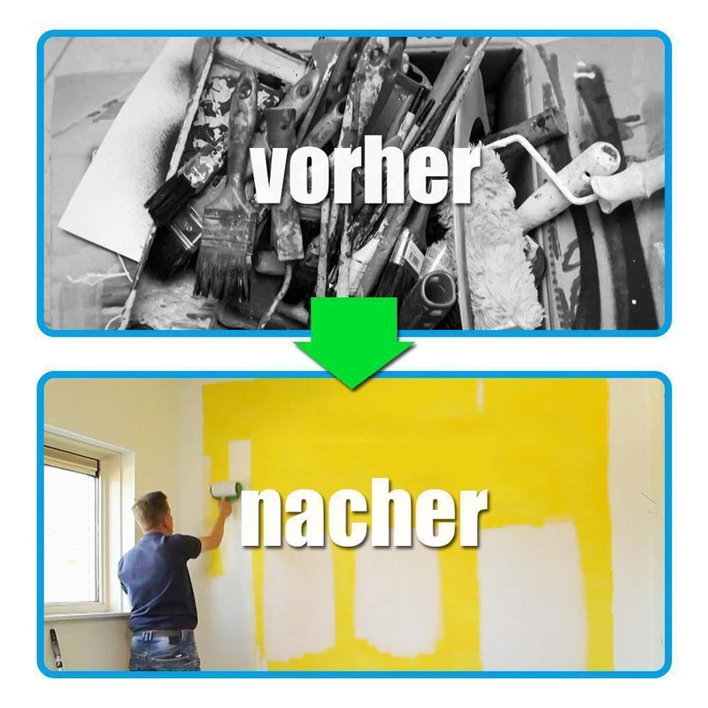 Farbroller wiederbefüllbarer Farbtank Kantenroller, Roller mit Tank, 5er Set