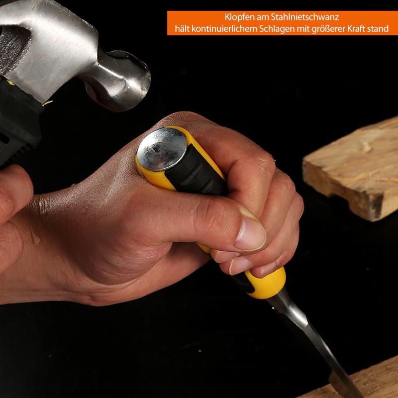 Holzbearbeitungsmeißel mit zweifarbigem Griff