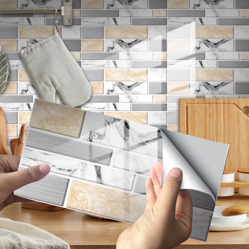 Kreative Verschönerung- 3D Fliesenaufkleber