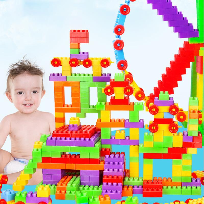 Kinder Lernspielzeug Großteilchenbaukasten