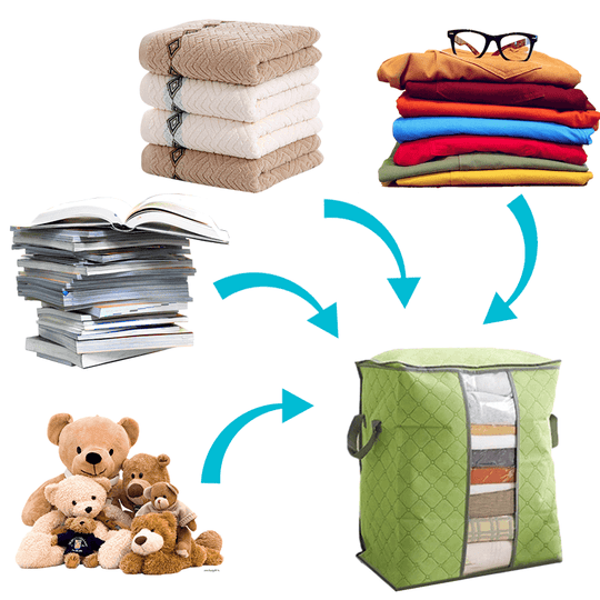 Hirundo Faltbare Bambus Holzkohle Kleidung Aufbewahrungstasche