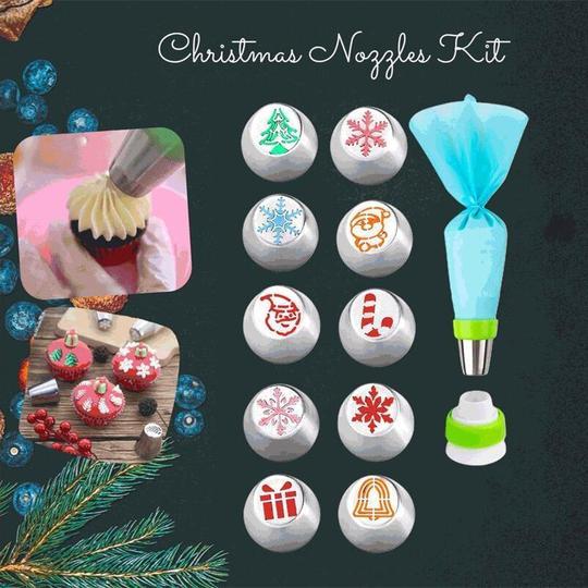 Weihnachten Kuchen backen Düsen Kit