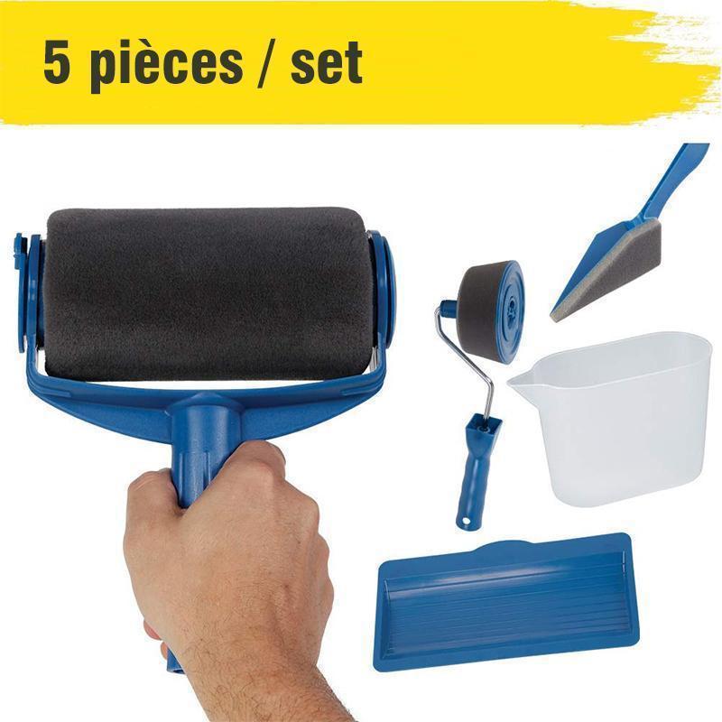 Farbroller wiederbefüllbarer Farbtank Kantenroller, Roller mit Tank, 5er Set