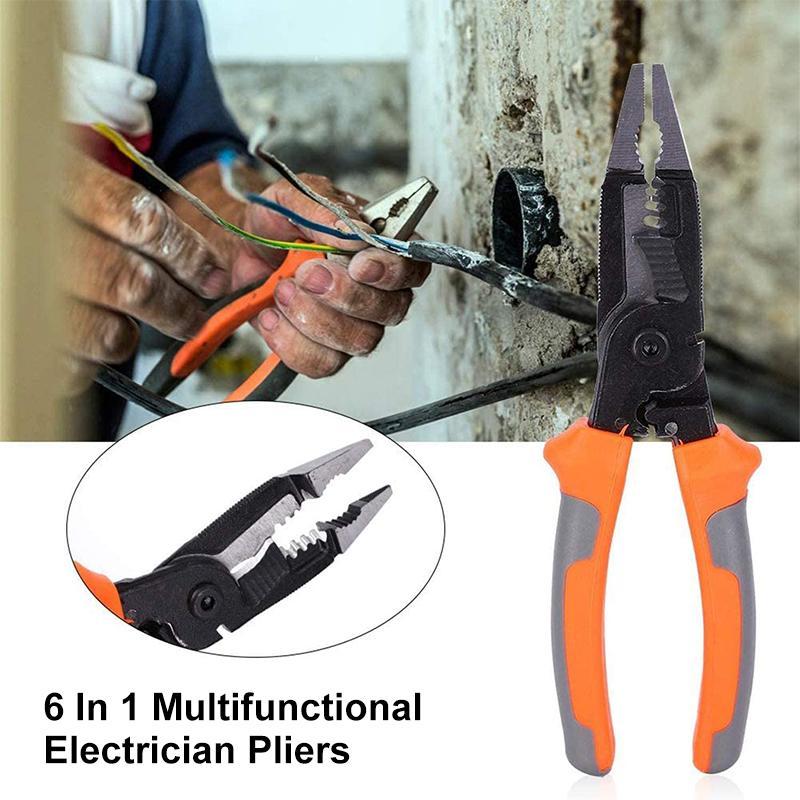 6 In 1 multifunktionalen Elektrikerzange