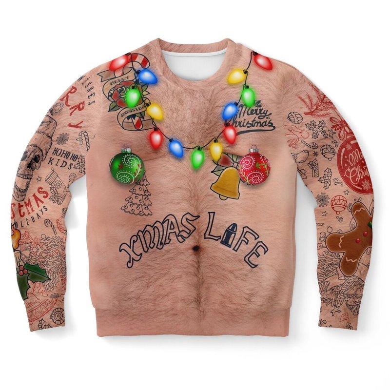 Sweatshirt mit Weihnachtsdruck