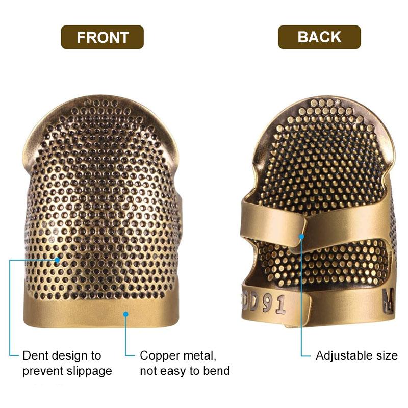 Nähen Fingerhut Fingerschutz （2er Pack）