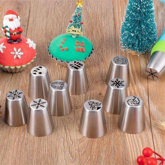 Weihnachten Kuchen backen Düsen Kit