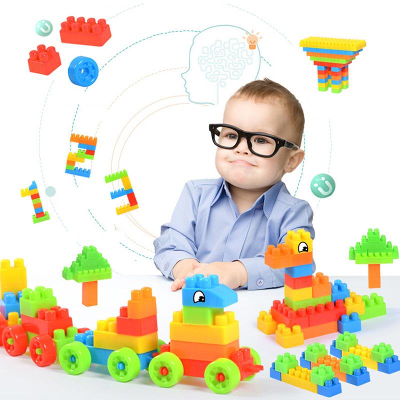 Kinder Lernspielzeug Großteilchenbaukasten
