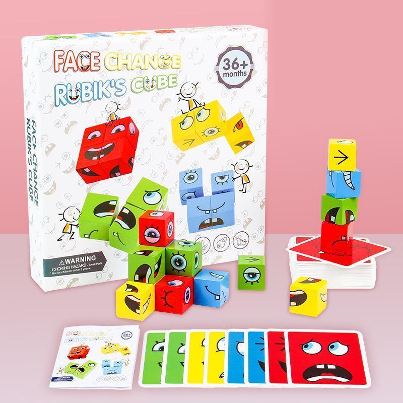 Puzzle-Bauwürfel