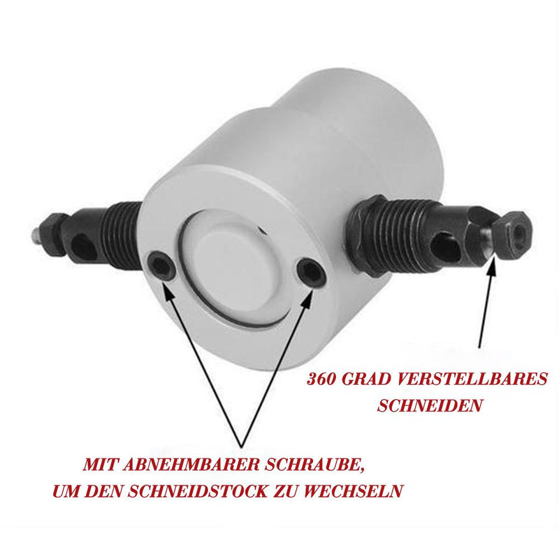 Bequee Metall Schneidwerkzeug Doppelkopf Blechknabber