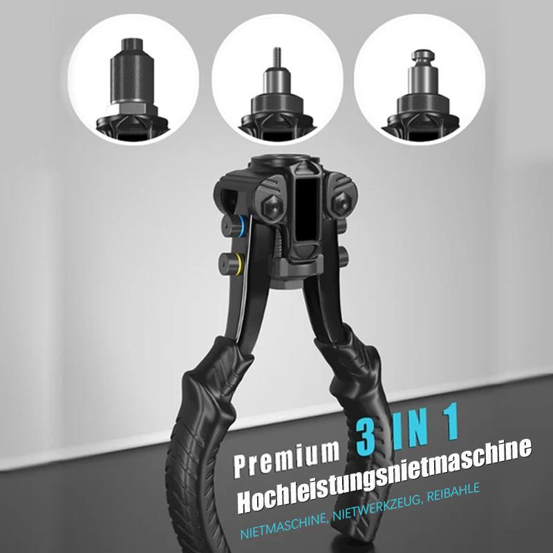 Premium 3 in 1 Hochleistungsnietmaschine【Letzter Tag 50% RABATT auf die Aktion】