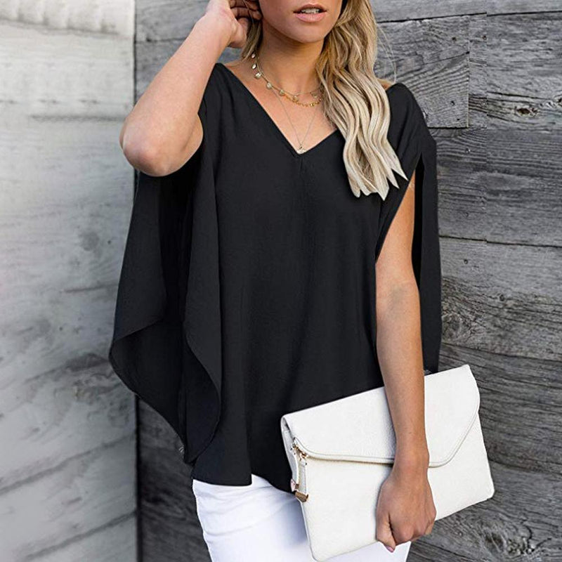 Damen graziöses Schleife T- Shirt