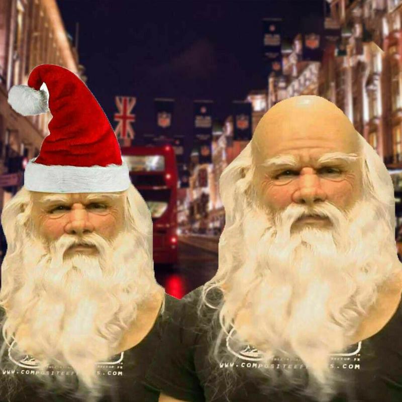 Weihnachten lustige alte Mann Maske