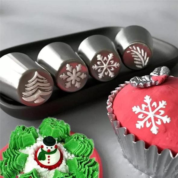 Weihnachten Kuchen backen Düsen Kit