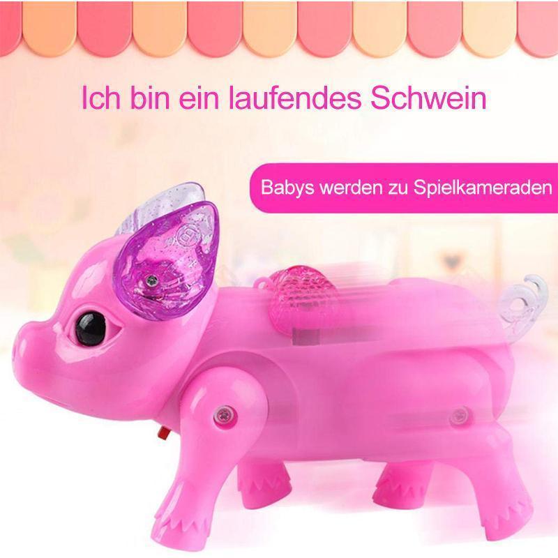 Gehendes Schwein mit Musik und Licht-elektrisches Spielzeug