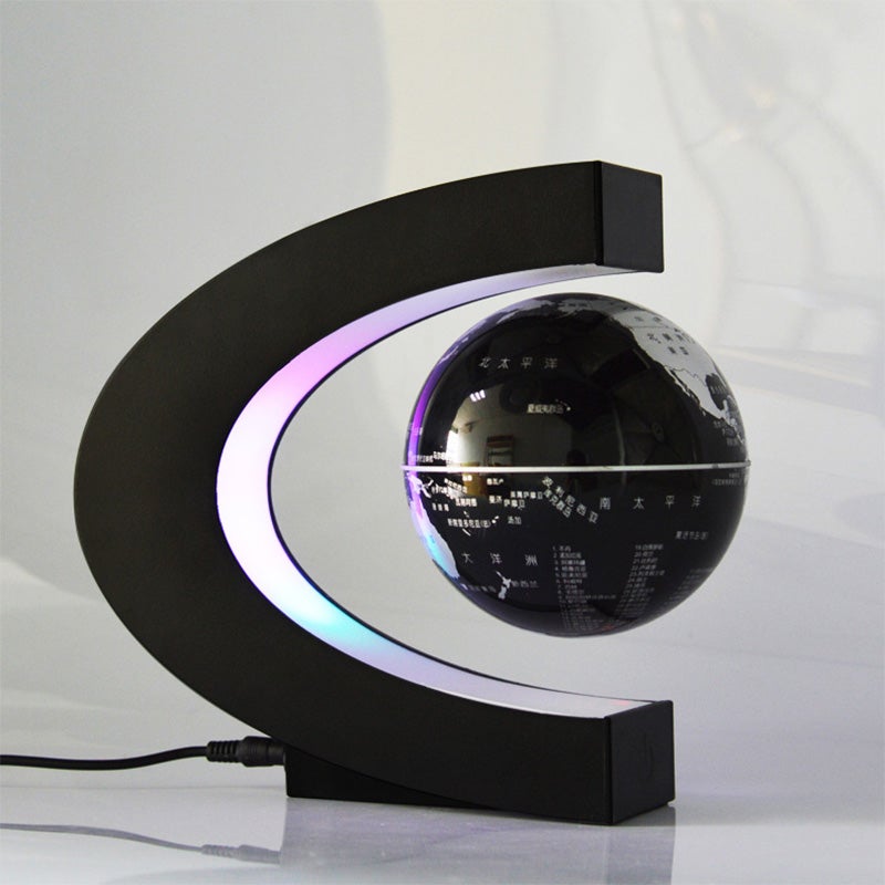 Magnetschwebekugel mit buntem LED Licht