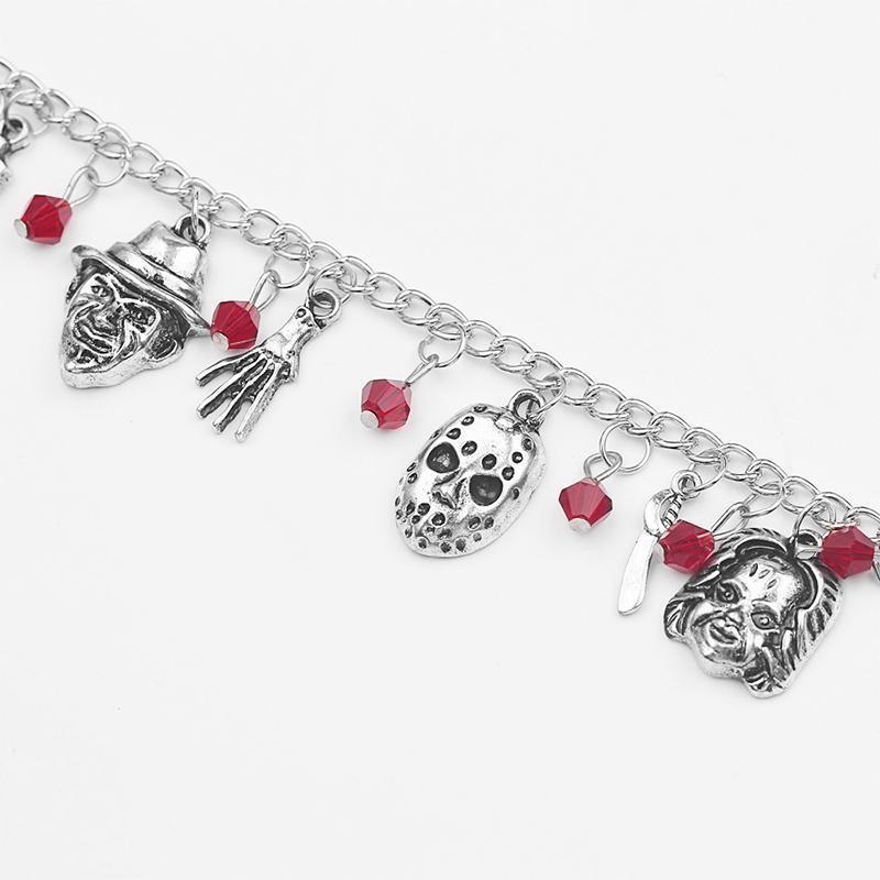 Horror inspiriertes Armband, perfekt für Halloween-Party