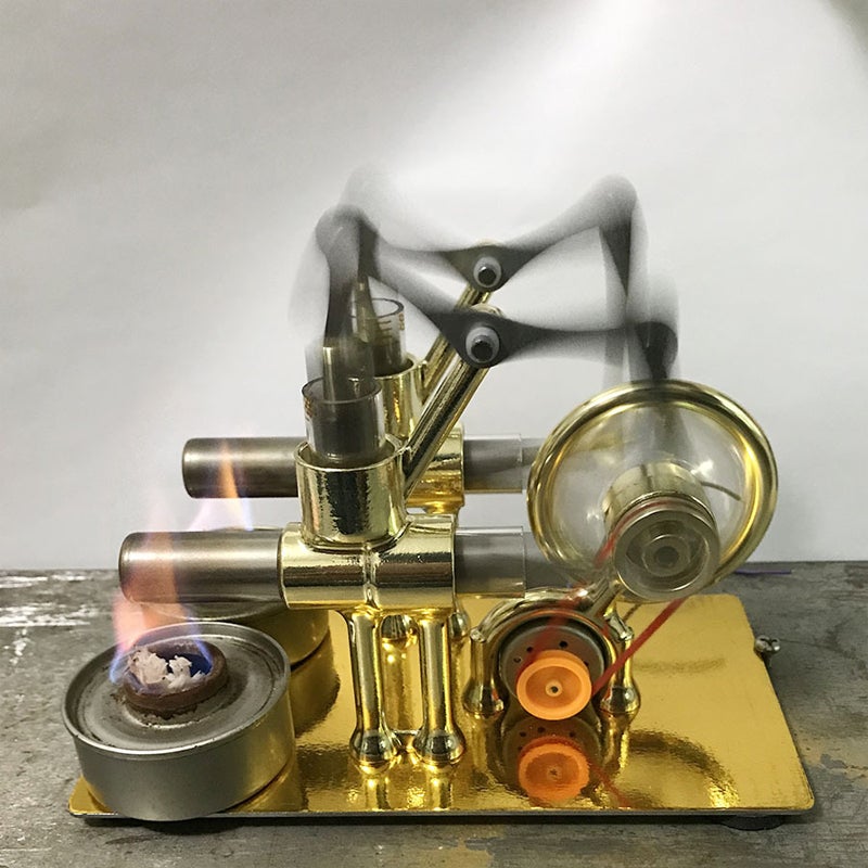 Spielzeug mit Stirlingmotor