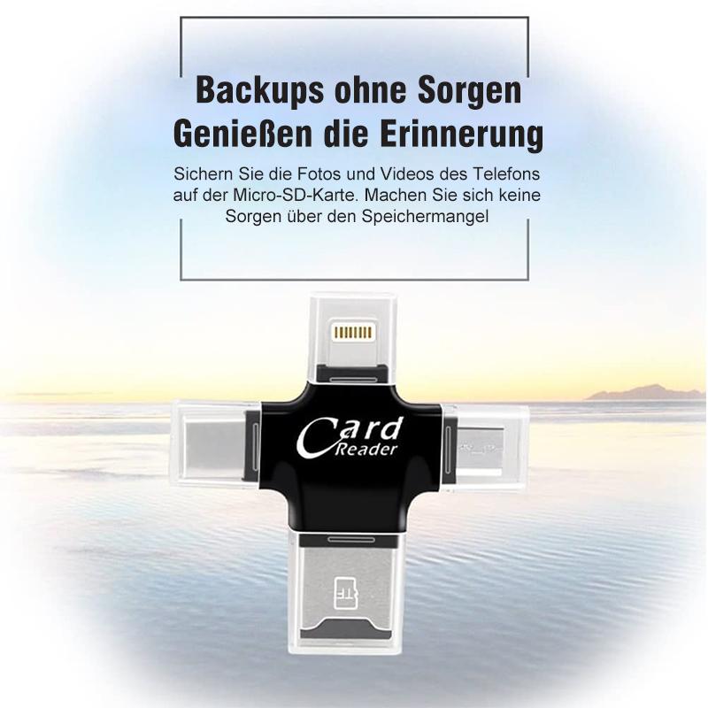 Vier-in-Eins-Kartenleser