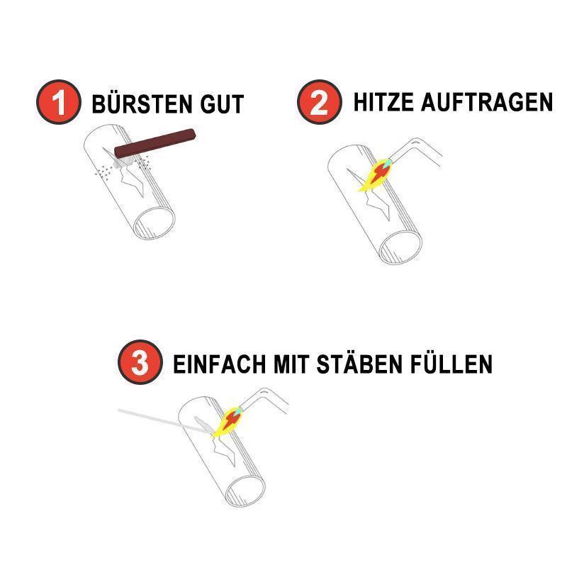 Professioneller Gas Schweißbrenner mit Schlauch
