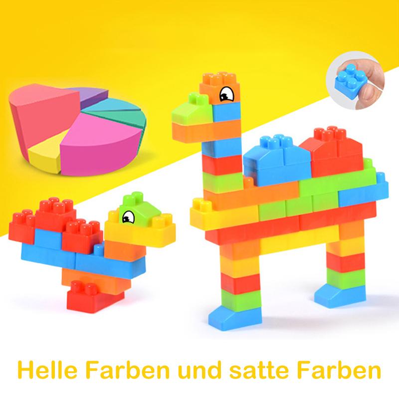 Kinder Lernspielzeug Großteilchenbaukasten