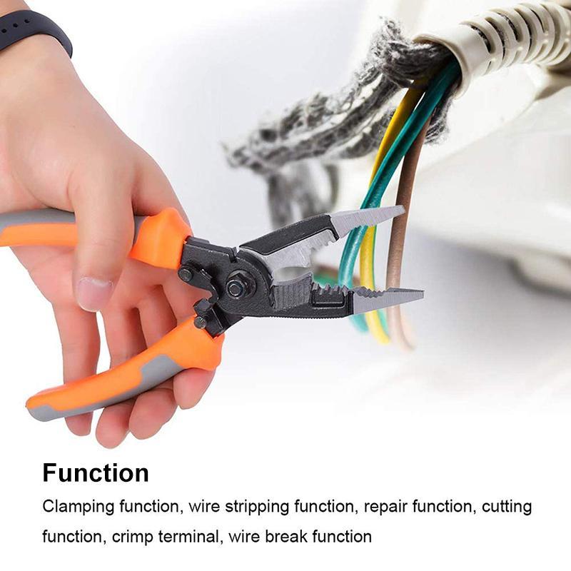 6 In 1 multifunktionalen Elektrikerzange
