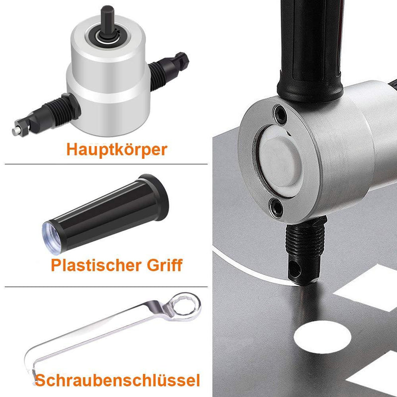 Bequee Metall Schneidwerkzeug Doppelkopf Blechknabber