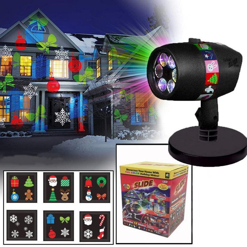 DIA-SHOW mit 12 Full Color Holiday Diapositive