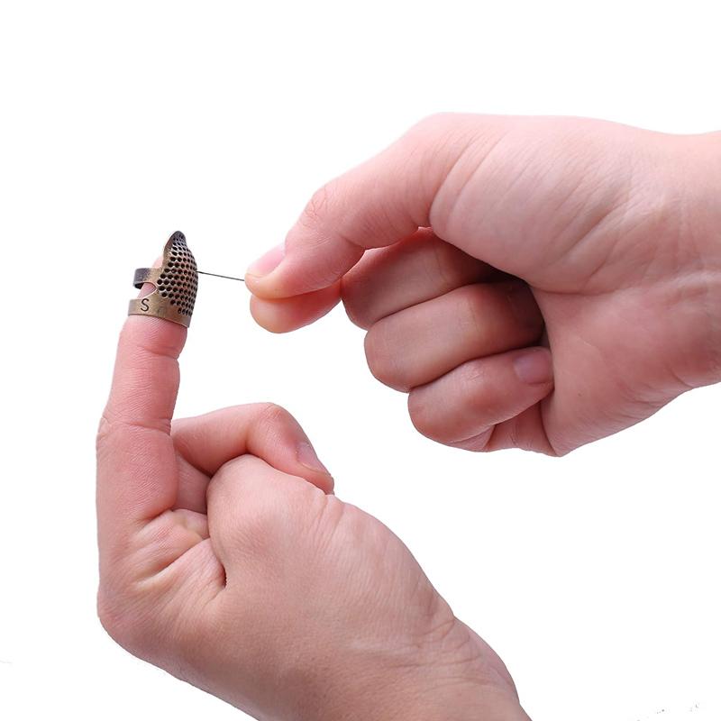 Nähen Fingerhut Fingerschutz （2er Pack）