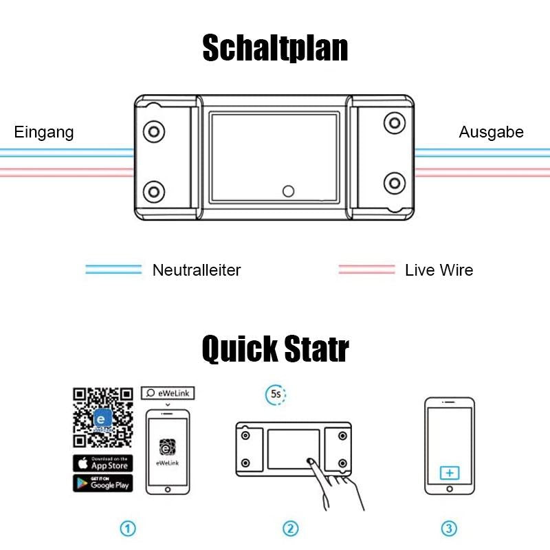 WiFi intelligente drahtlose Fernbedienung Schalter