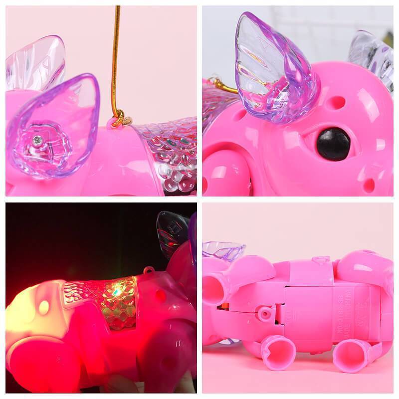 Gehendes Schwein mit Musik und Licht-elektrisches Spielzeug