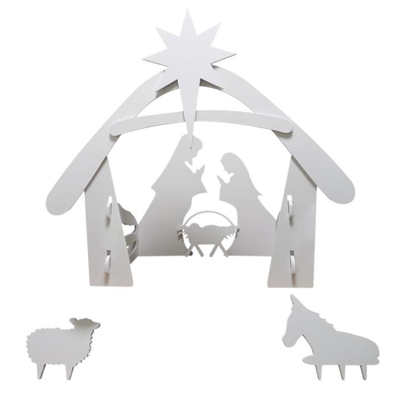 Weihnachten jesus Szene Hof Grafikkarte