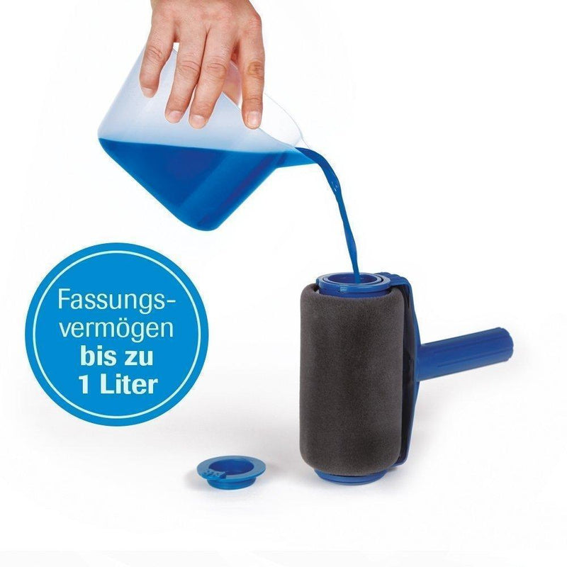 Farbroller wiederbefüllbarer Farbtank Kantenroller, Roller mit Tank, 5er Set