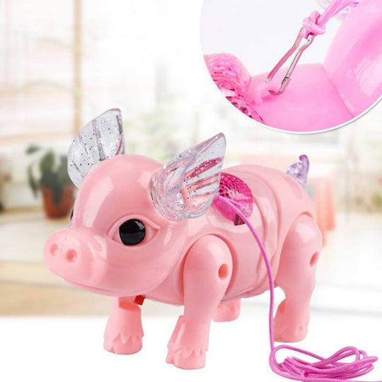 Gehendes Schwein mit Musik und Licht-elektrisches Spielzeug