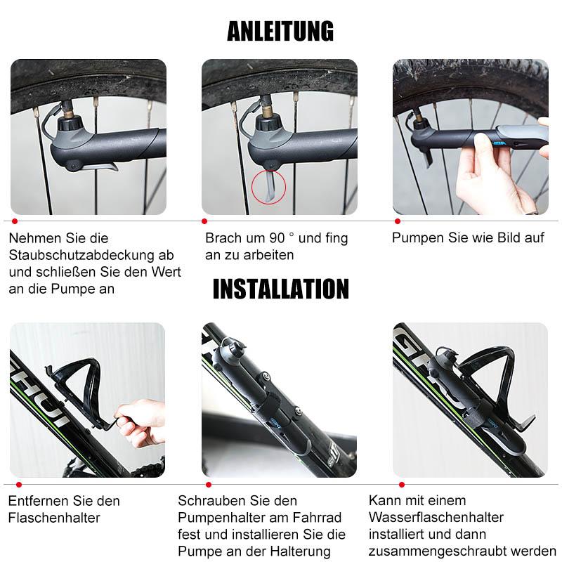 Hochdruck Fahrradpumpe