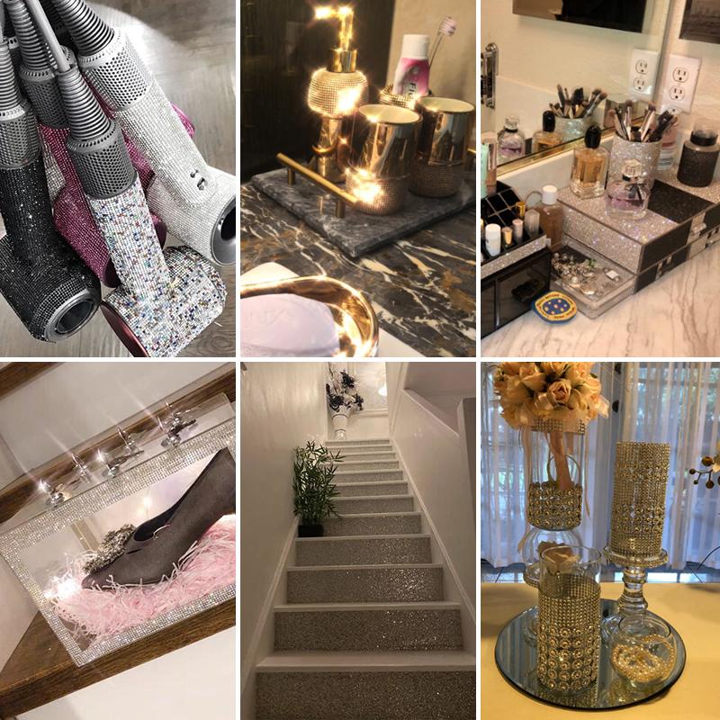 Kristall Strass DIY Aufkleber