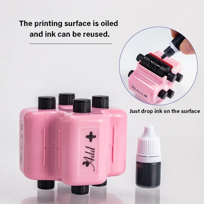 4-in-1 Mathe-Übungs-Roller-Stempel-Set