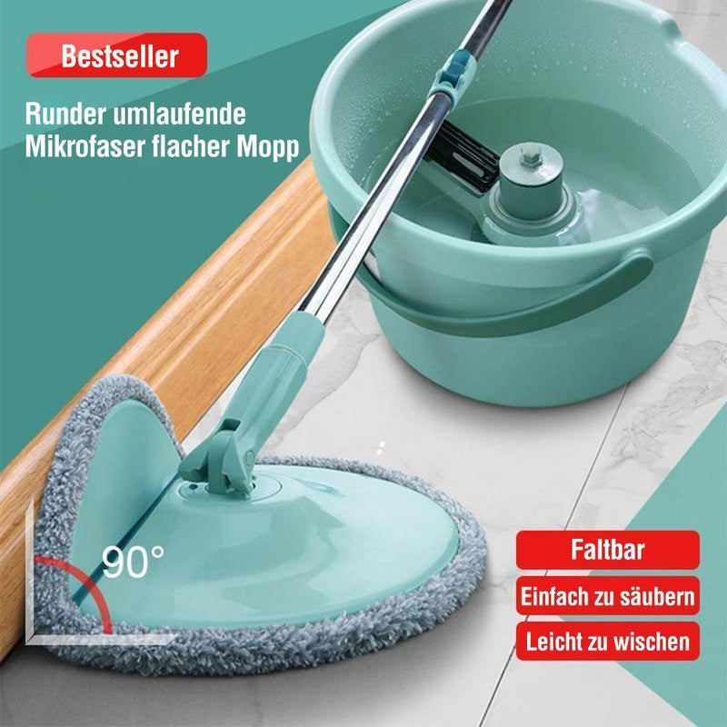 Rotierender Runder Mikrofaser-Flachmopp