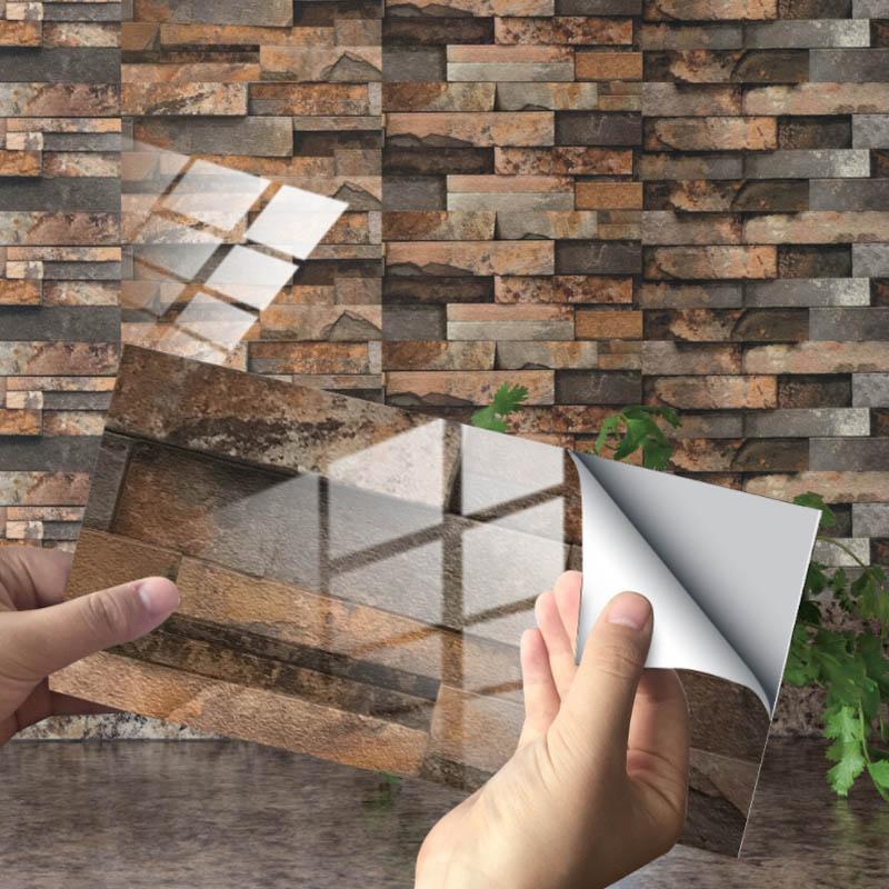 Kreative Verschönerung- 3D Fliesenaufkleber