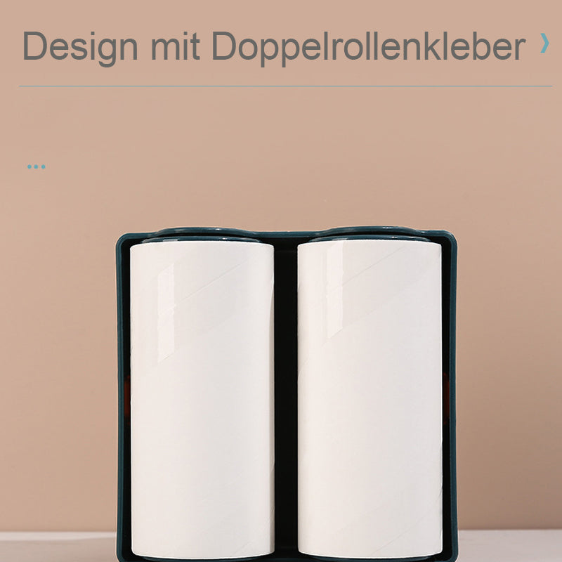 Tragbarer Doppelrollen-Haarentferner