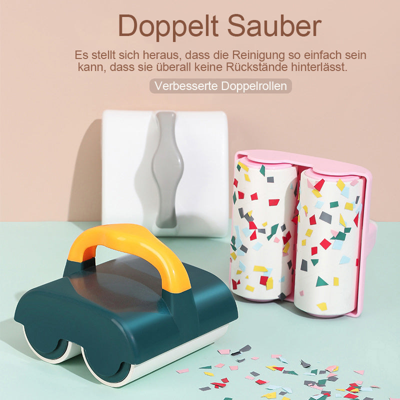 Tragbarer Doppelrollen-Haarentferner