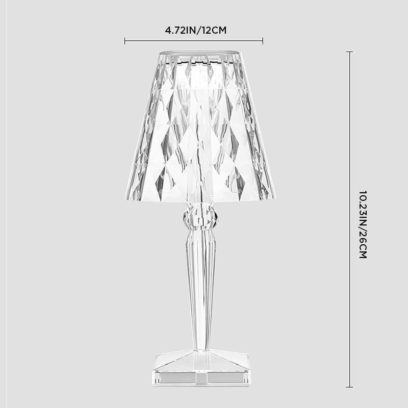 Kristall Diamant Tischlampe